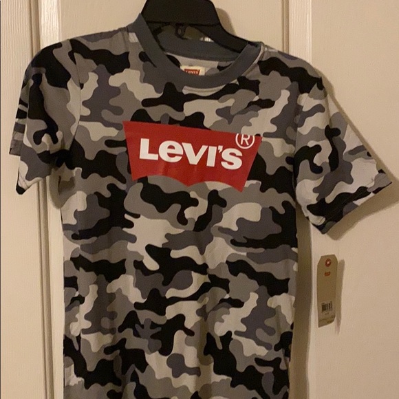 Boys Levi camouflage shirt - Picture 1 of 3